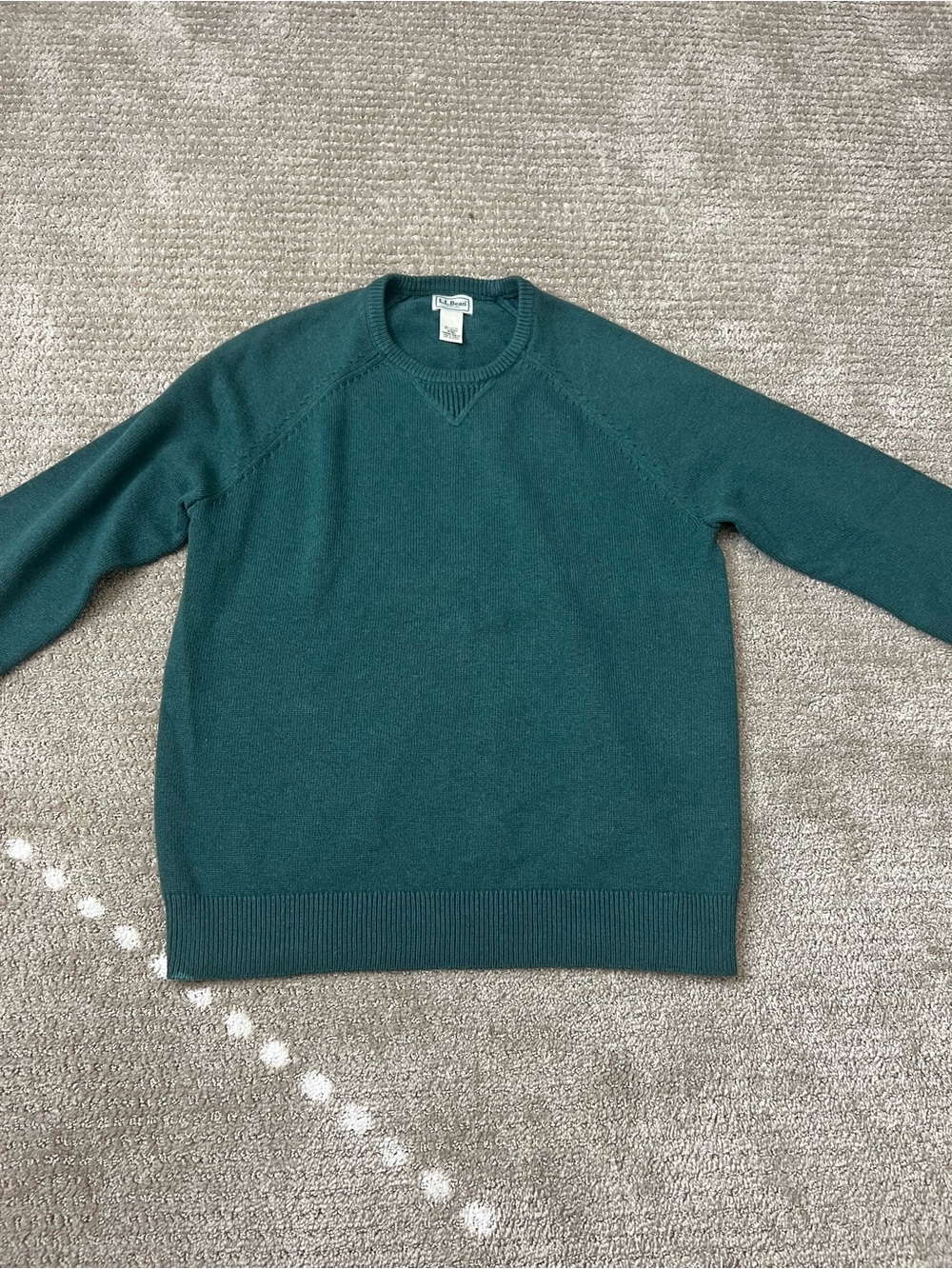 LL Bean Men's Wicked Soft Cotton/Cashmere Sweater, Crewneck